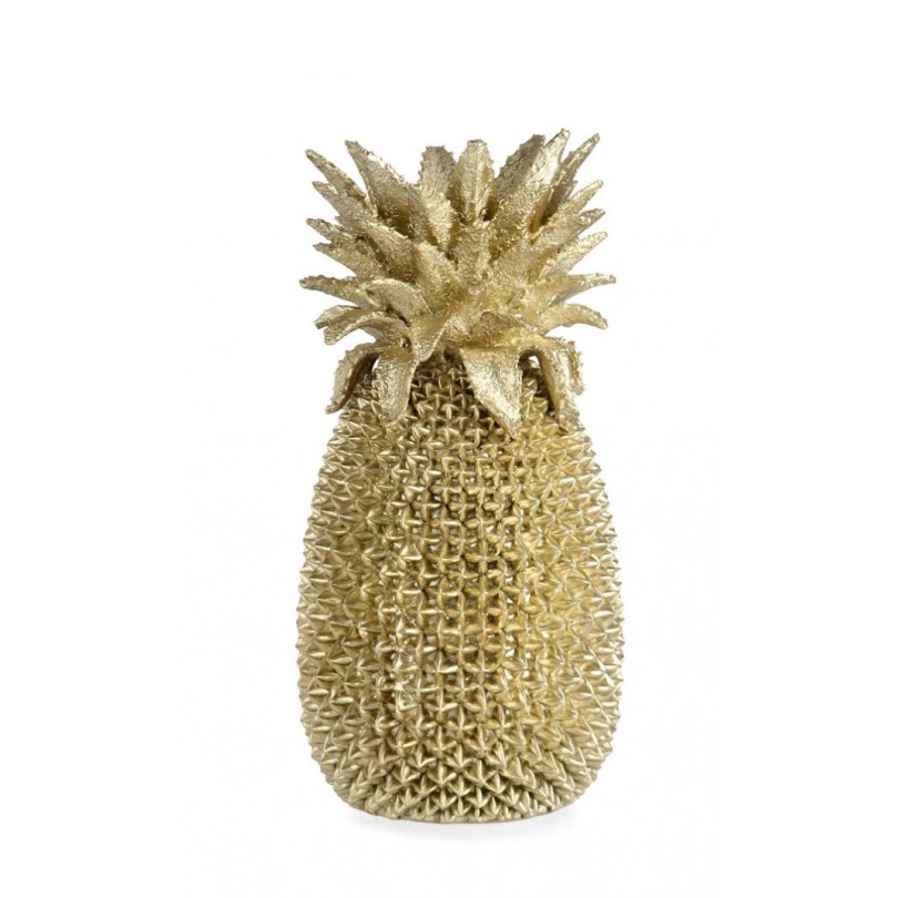 DECORAZIONE ANANAS SURABAYA ORO H49,5