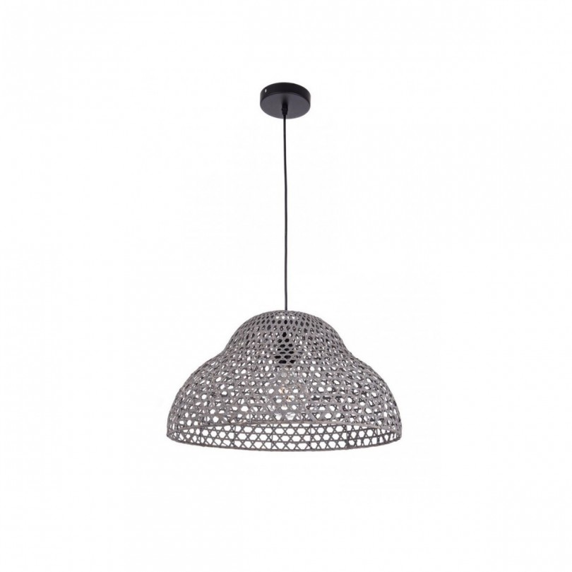 LAMPADARIO ASTRO SAGOMATO GRIGIO D50